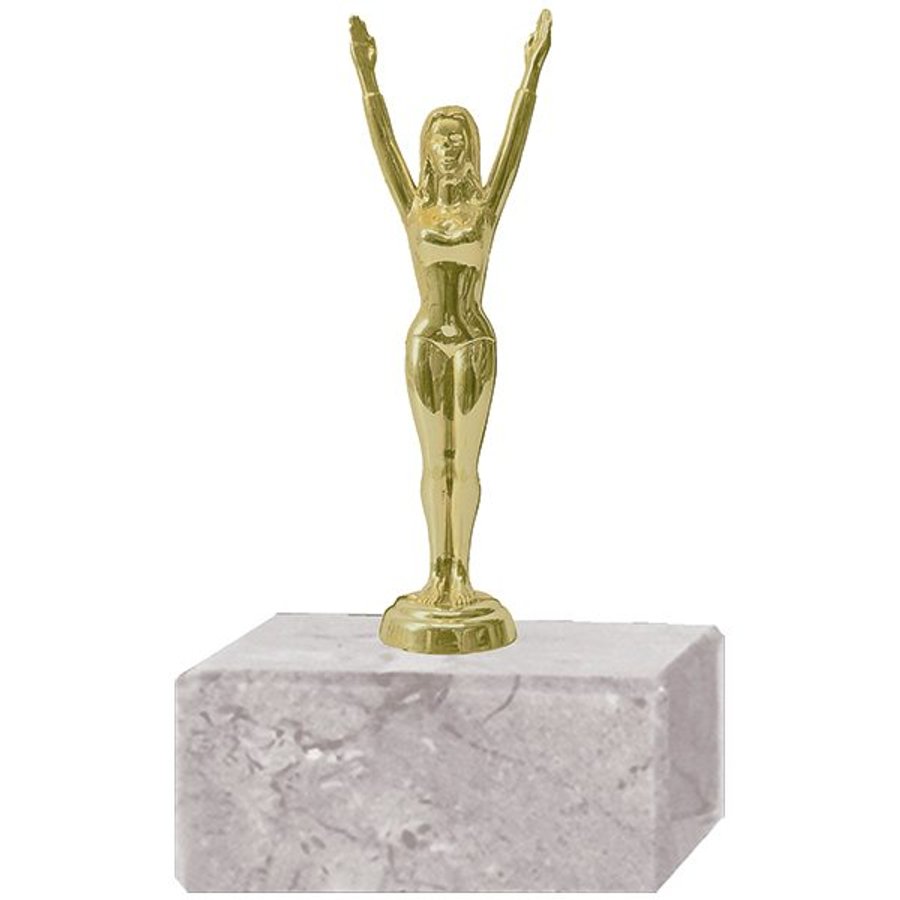 Trofeo Plástico Gimnasia Mujer