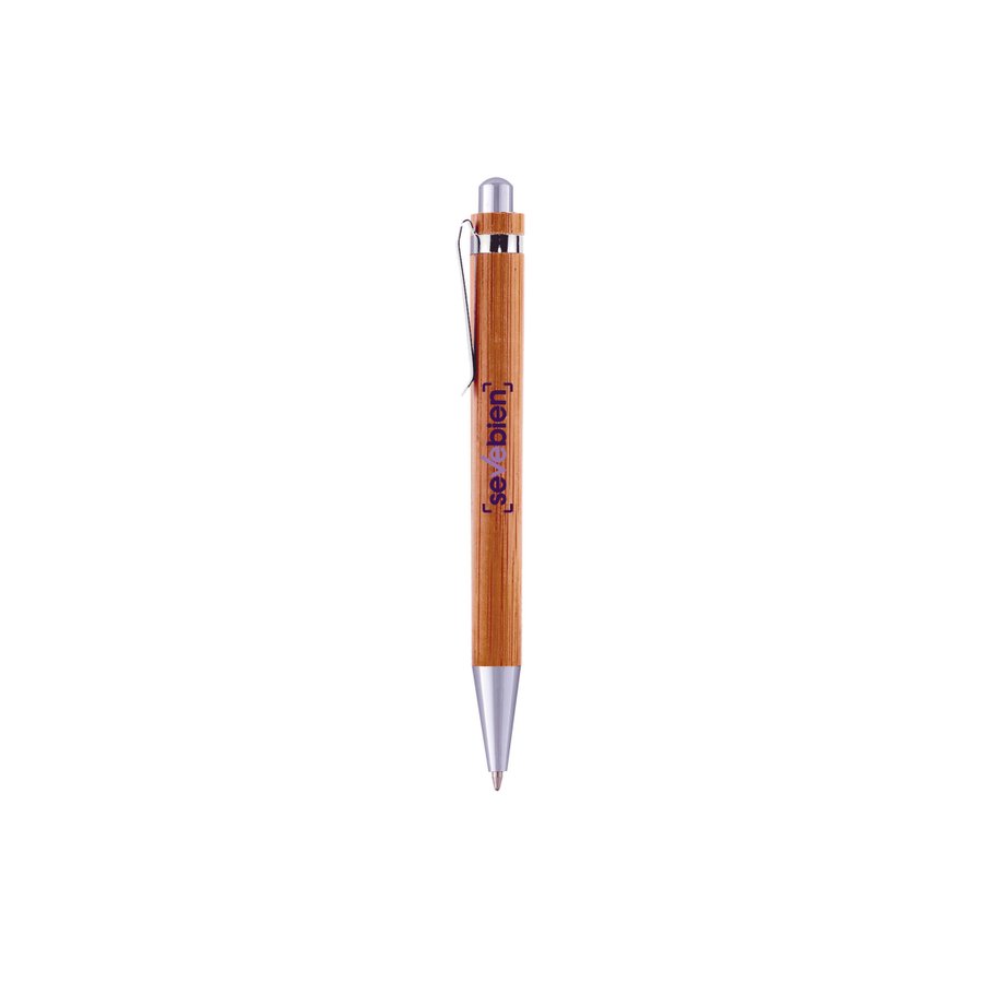 BOLÍGRAFO DE BAMBÚ "NAGANO PEN" TINTA AZUL