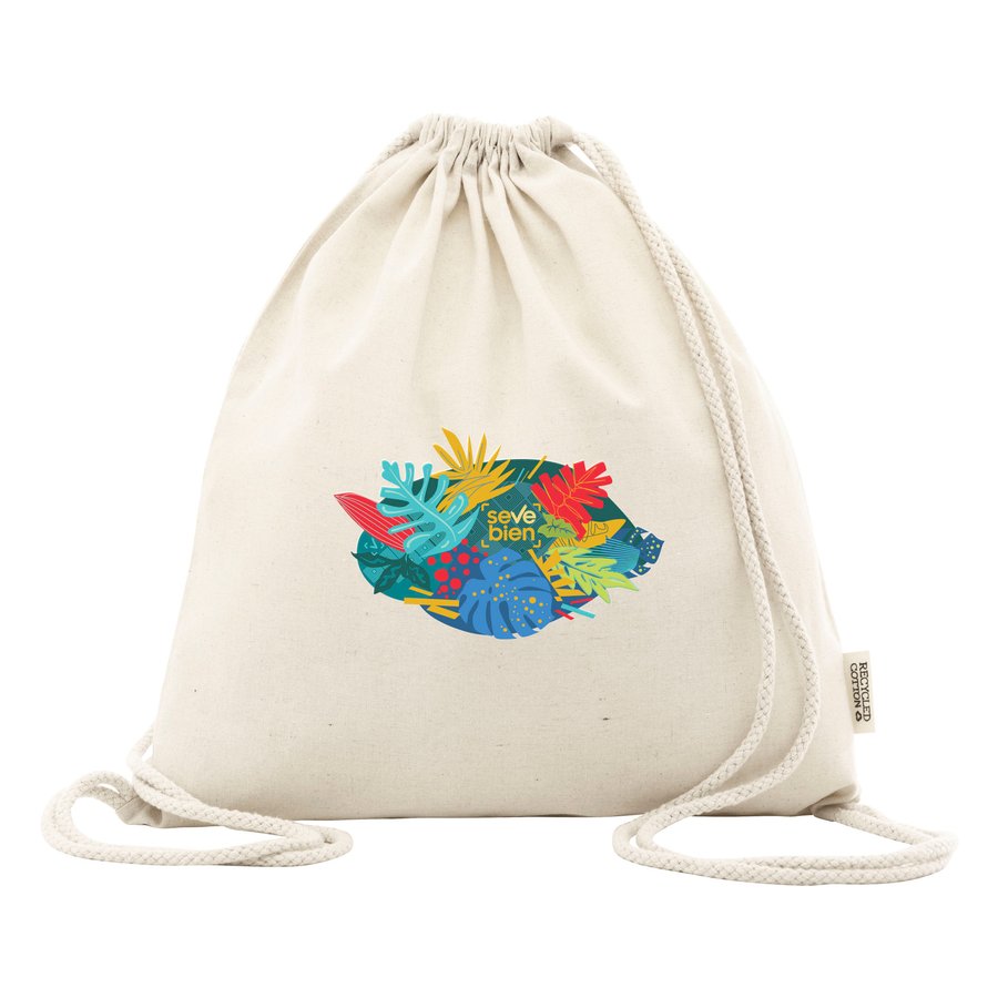 Bolsa mochila de algodón "CHILL"